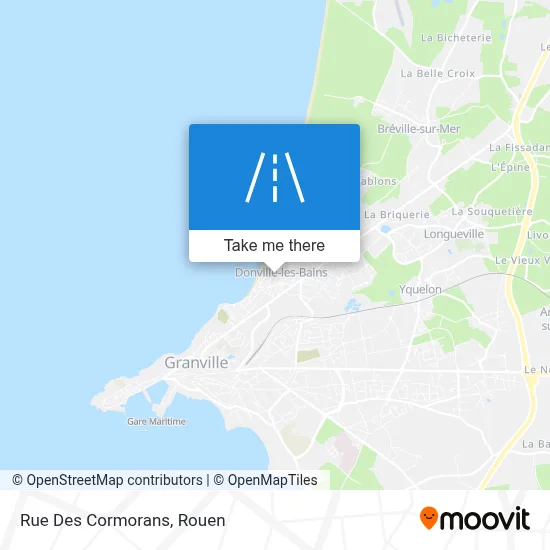 Rue Des Cormorans map