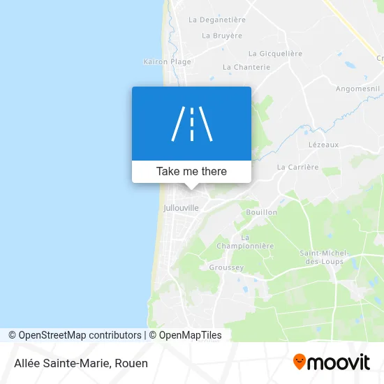 Allée Sainte-Marie map