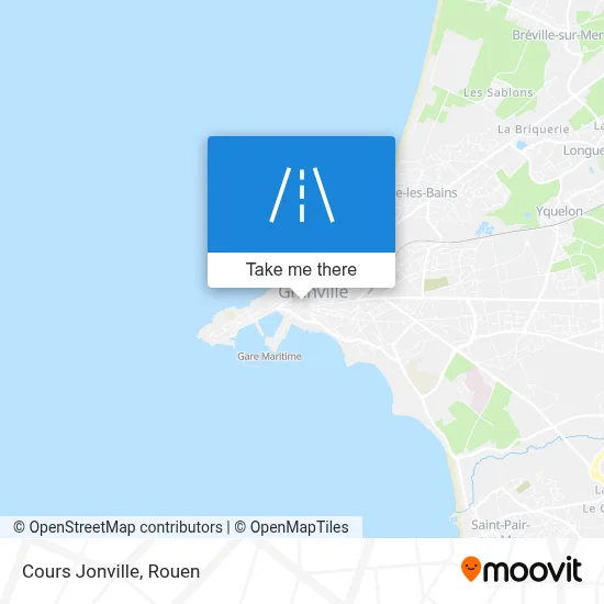 Cours Jonville map
