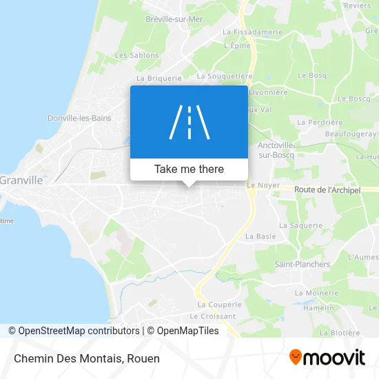 Chemin Des Montais map