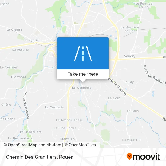 Chemin Des Granitiers map