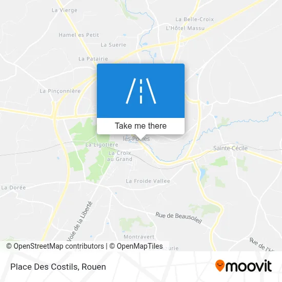 Place Des Costils map