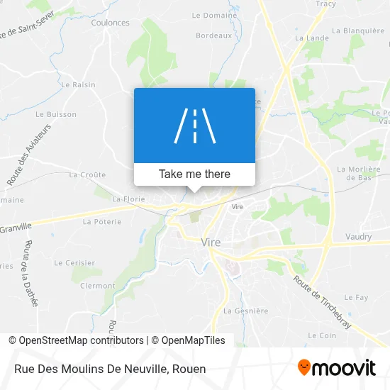 Rue Des Moulins De Neuville map