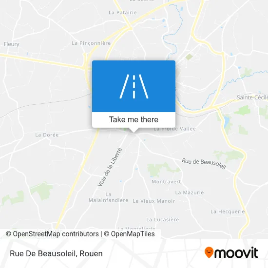 Rue De Beausoleil map