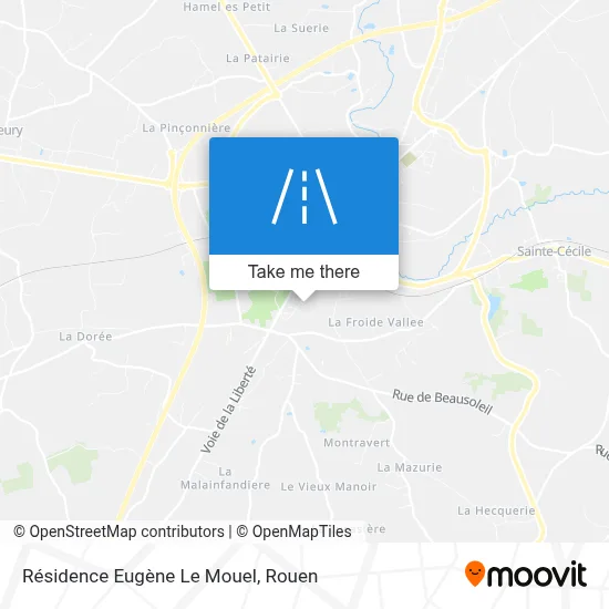 Résidence Eugène Le Mouel map
