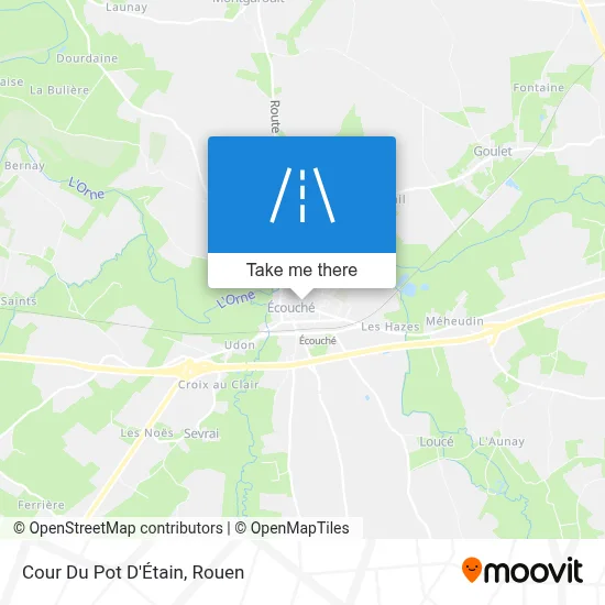 Cour Du Pot D'Étain map