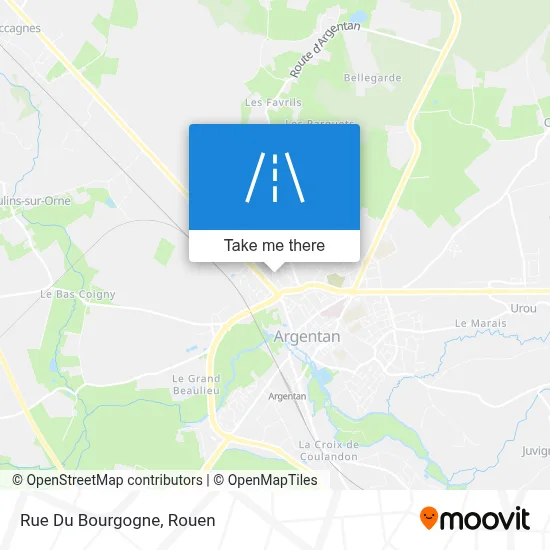 Mapa Rue Du Bourgogne