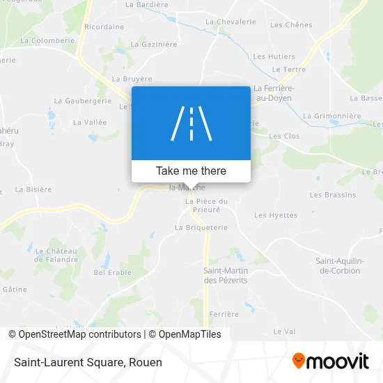 Place Saint-Laurent map