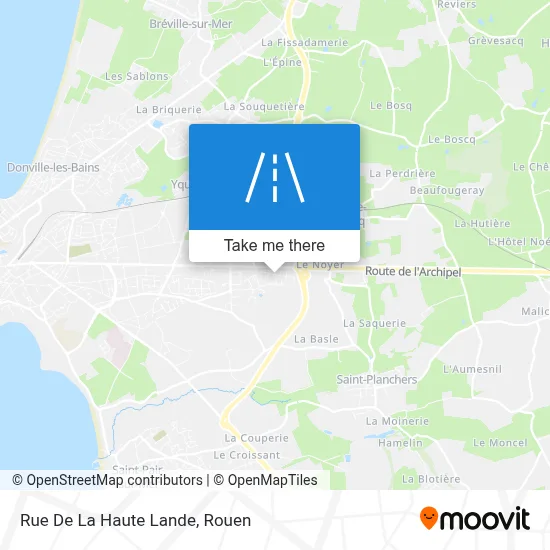 Rue De La Haute Lande map
