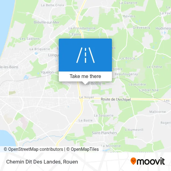 Chemin Dit Des Landes map