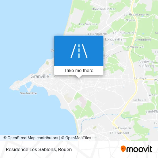 Residence Les Sablons map
