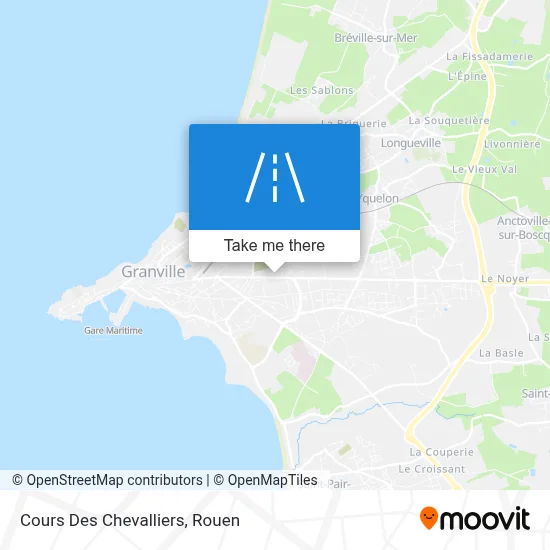 Cours Des Chevalliers map