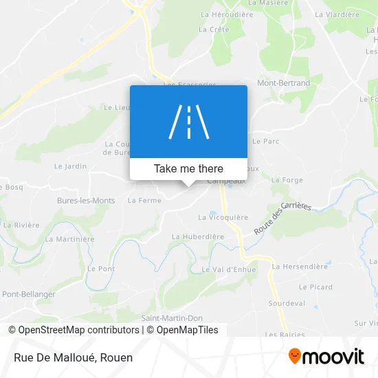 Rue De Malloué map