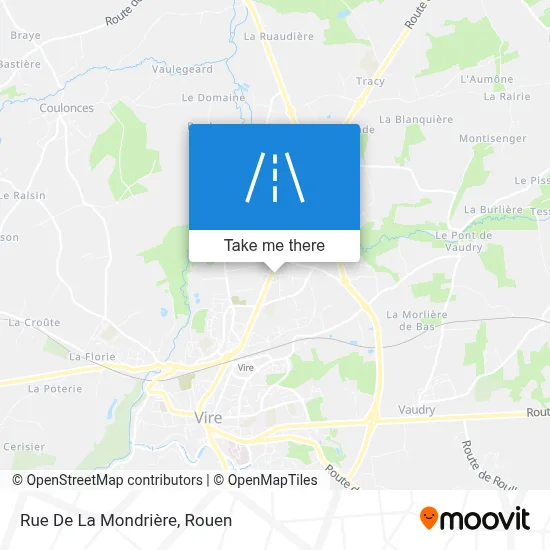 Rue De La Mondrière map