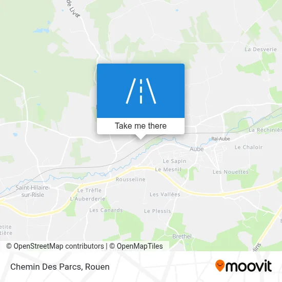 Mapa Chemin Des Parcs