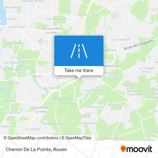 Chemin De La Pointe map