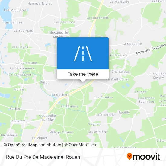 Rue Du Pré De Madeleine map