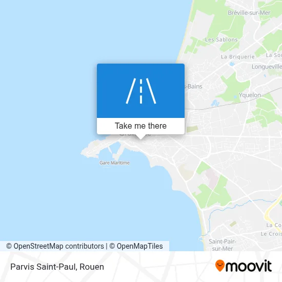 Parvis Saint-Paul map