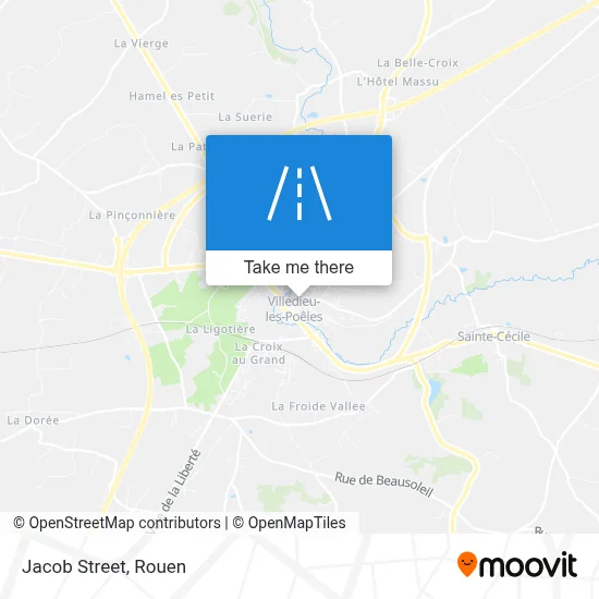 Rue Jacob map