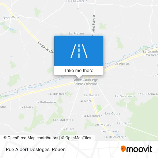 Rue Albert Desloges map