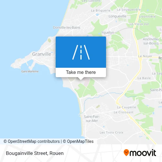 Mapa Rue Bougainville