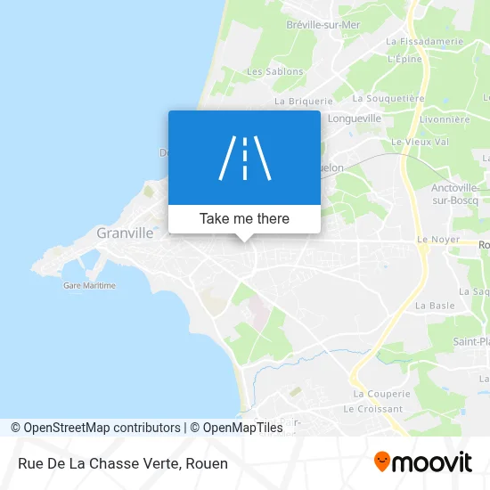 Rue De La Chasse Verte map