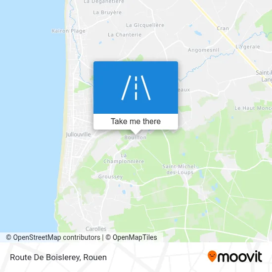 Route De Boislerey map