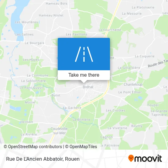 Mapa Rue De L'Ancien Abbatoir