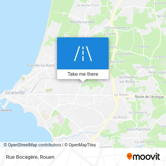 Rue Bocagère map