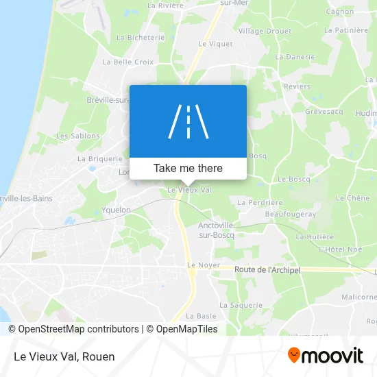 Le Vieux Val map