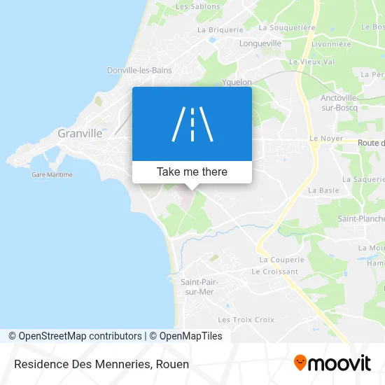 Residence Des Menneries map
