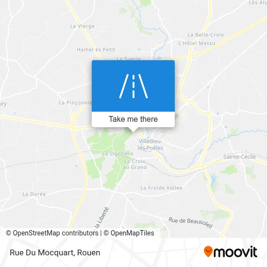 Mapa Rue Du Mocquart