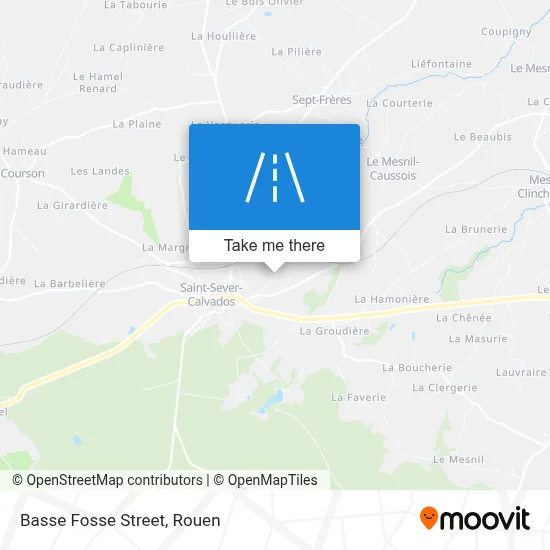 Mapa Rue De La Basse Fosse