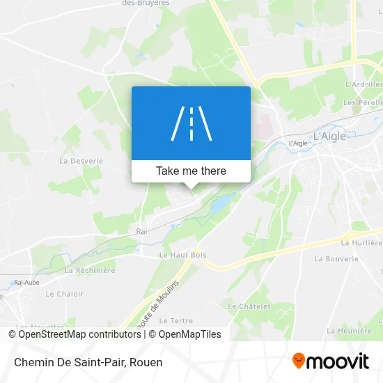 Chemin De Saint-Pair map