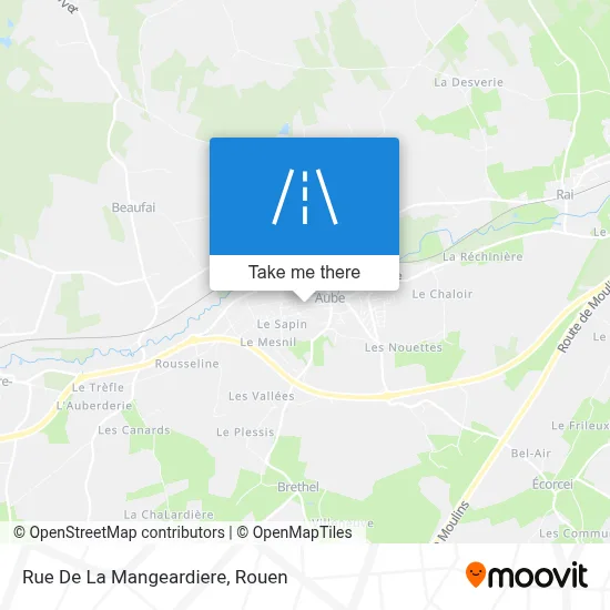Rue De La Mangeardiere map