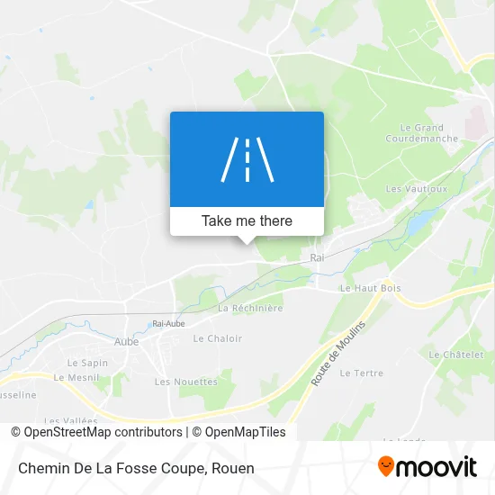 Chemin De La Fosse Coupe map