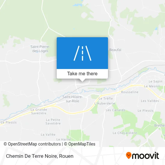 Chemin De Terre Noire map