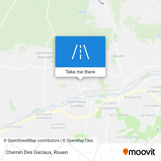 Chemin Des Gaciaux map