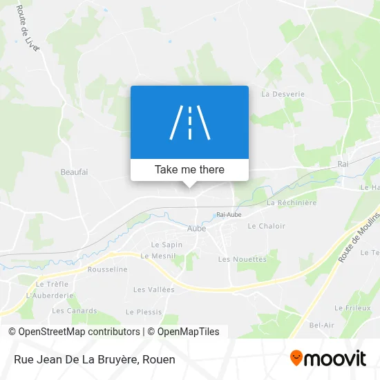 Rue Jean De La Bruyère map