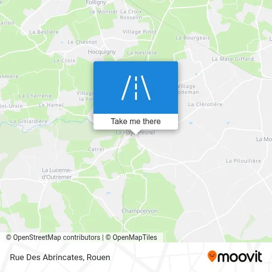 Rue Des Abrincates map
