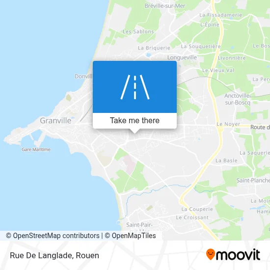 Rue De Langlade map