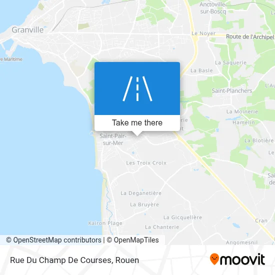 Rue Du Champ De Courses map