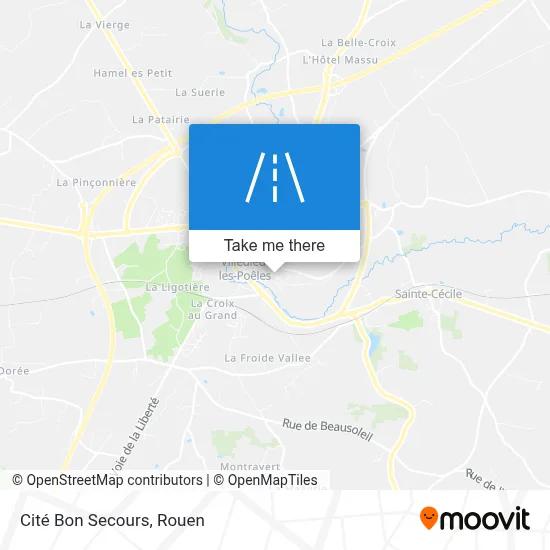 Cité Bon Secours map