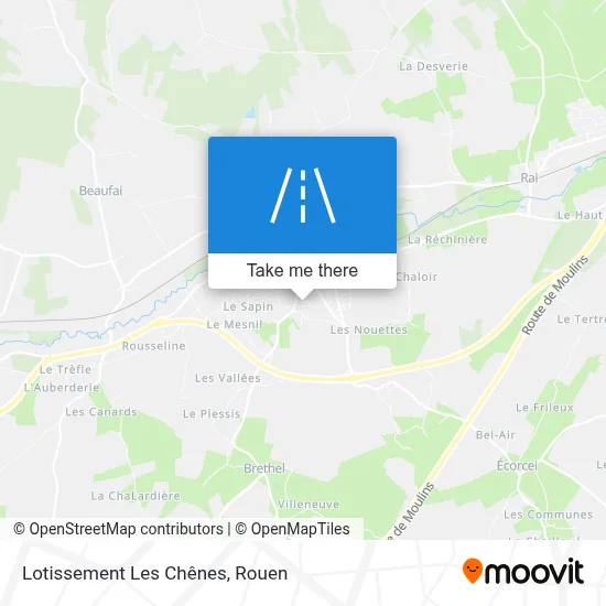 Lotissement Les Chênes map