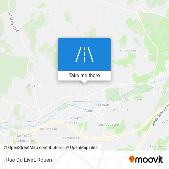 Rue Du Livet map