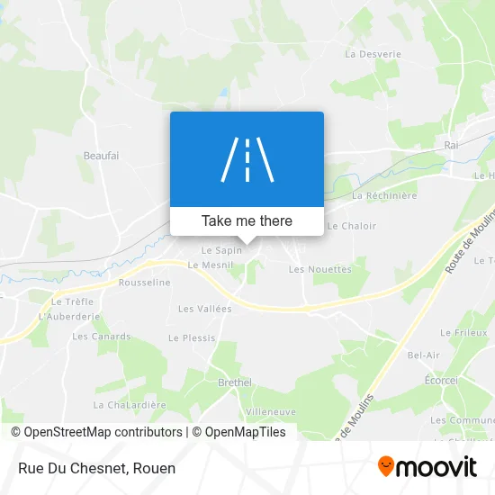 Rue Du Chesnet map