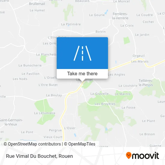 Rue Vimal Du Bouchet map