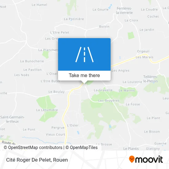 Cité Roger De Pelet map