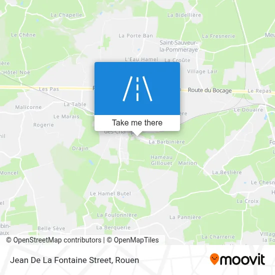 Rue Jean De La Fontaine map