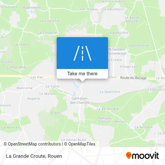 La Grande Croute map